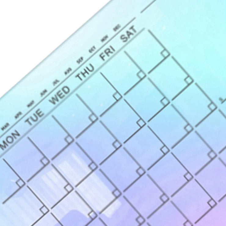 Acrylic Magnetic Weekly Calendar Planner Set Acrylic Magnetic Planner Clear Dry Erase Board For Fridge
