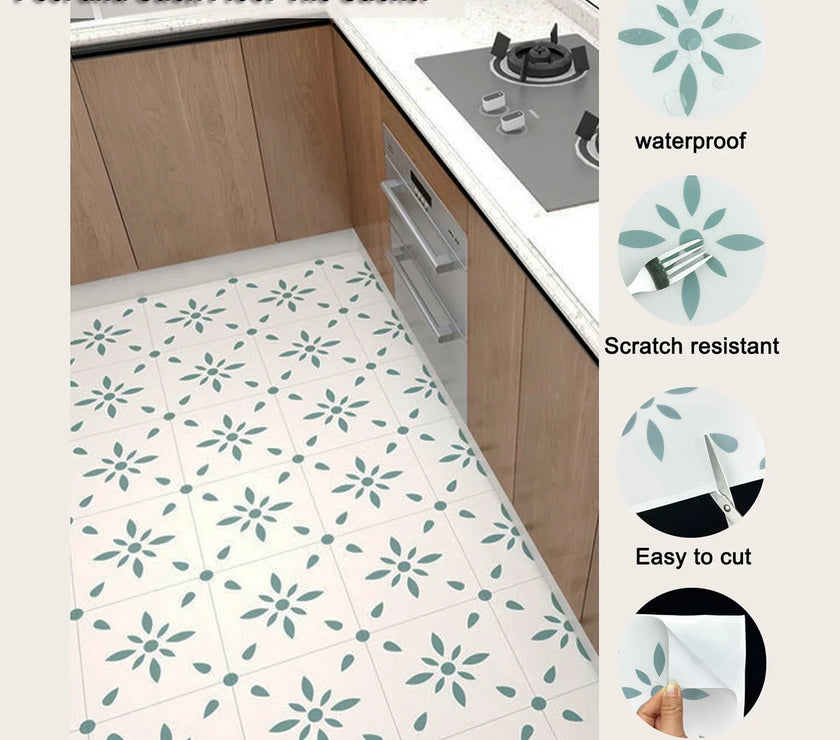 Kitchen&Bathroom Floor Tiles 20x20 cm Peel
