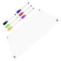 Clear Dry Erase Board Acrylic Magnetic Calendar Message White Fridge Whiteboard