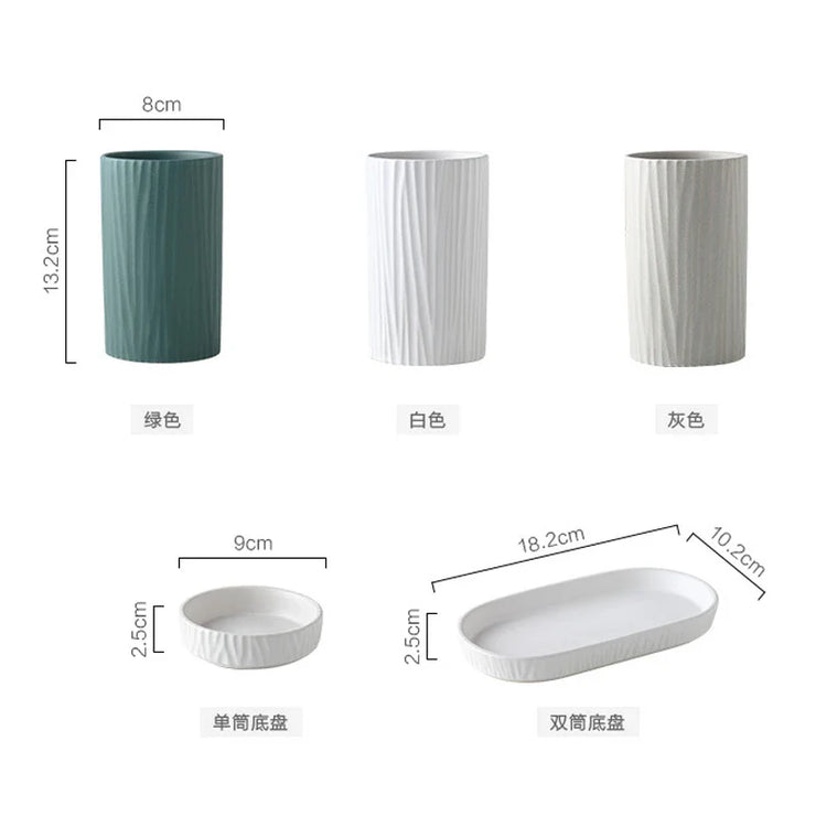 Nordic Kitchen Storage Chopsticks Tube Ceramic Chopsticks Tube
