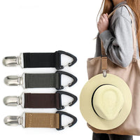 Backpack Clips Universal Portable Hat Keeper Clip Canvas Lightweight Storage Accessories Travel Outdoor Practical Gadgets