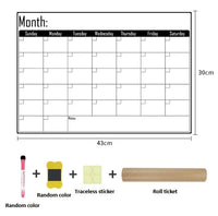 A3 Weekly Planner Whiteboard Memo Message Board