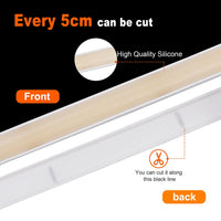 IP68 Waterproof COB LED Neon Strip Light 12V 24V Dimmable 320 LEDs Flexible Ribbon High Density Linear Lighting Home Decoration