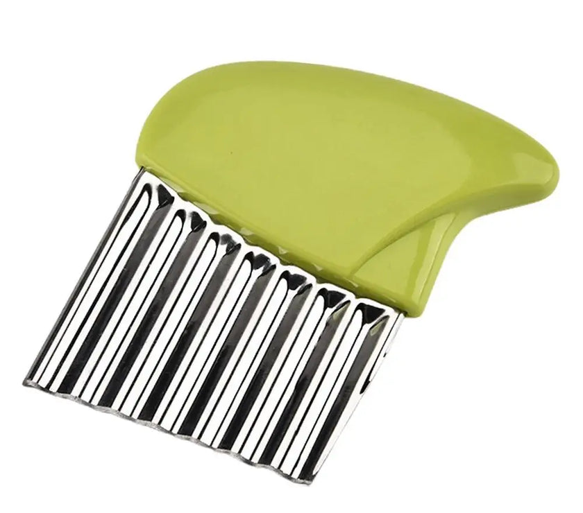 Creative Potato Chip Slicer Cutter Vegetable Fruit Corrugated Wavy Knife French Fries Potato Cutter Kitchen Gadget Accessories