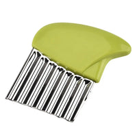 Creative Potato Chip Slicer Cutter Vegetable Fruit Corrugated Wavy Knife French Fries Potato Cutter Kitchen Gadget Accessories