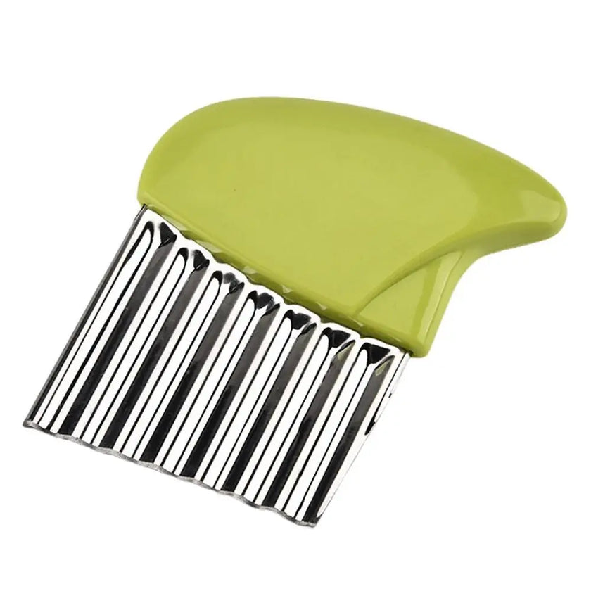 Creative Potato Chip Slicer Cutter Vegetable Fruit Corrugated Wavy Knife French Fries Potato Cutter Kitchen Gadget Accessories