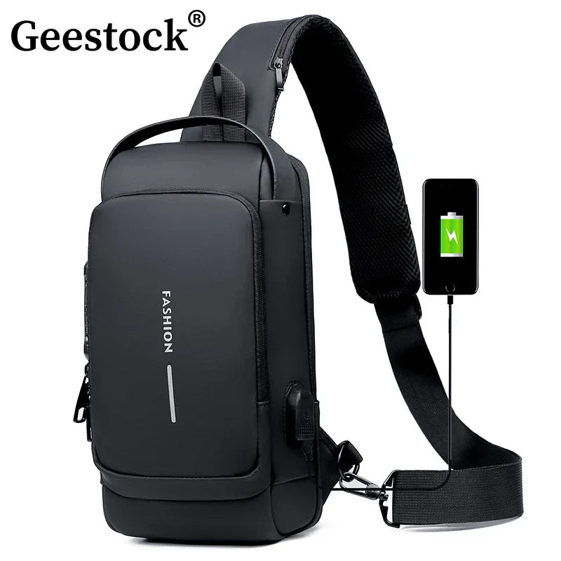 Geestock Anti-Theft Crossbody Bag Men'