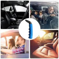 Car Door Handle Assist Bar Anti-Slip Auto Door Grab Bar Stand Aid Tool for Elderly Standing Support Safety Hammer Window Breaker