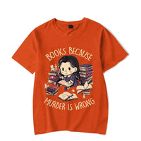 Wrong Letter Women Short Sleeves Harajuku Fashion Oversize Study Tee