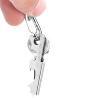 1 Key Ring Keychain Multifunction Carabiner Gear Clip Pocket Quickdraw Multipurpose Gadget Multitool Outdoor Tools