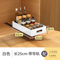 Drawer Dish Rack Kitchen Storage Sliding Bowls Dishes Drainer Storage Rack Sink Cabinet Organizer Tableware