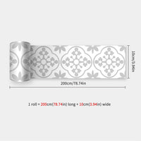 10X200cm Long Strip Wall Stickers Floor Kitchen Bathroom Living Room Skirting Line Wall Decor Waterproof Peel & Stick Wallpaper