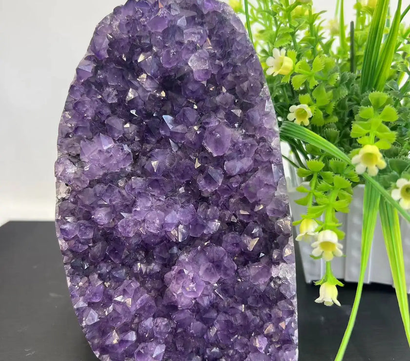 Natural Raw Amethyst Geode Purple Crystal Quartz Cluster Dream Energy Healing Wholesale Home Decoration