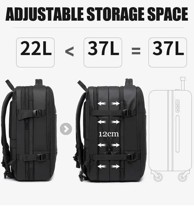 Laptop Backpack Man Large Capacity Hiking Travel Bag Male Backpacks Women