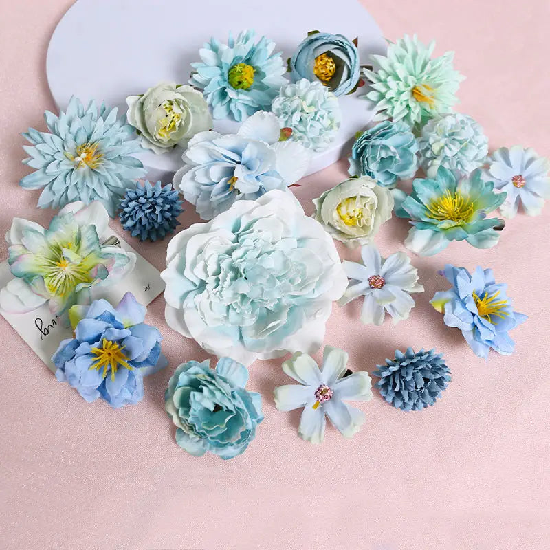 Wedding Decoration Fake Flowers Home Decor DIY Bouquet Craft Garlands Scrapbook Gift Accessories