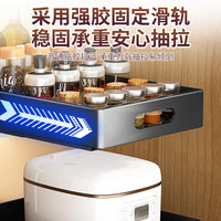 Drawer Dish Rack Kitchen Storage Sliding Bowls Dishes Drainer Storage Rack Sink Cabinet Organizer Tableware