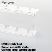 7 Holes Acrylic Hat Baseball Cap Display Rack Durable Clear Acrylic Hat Holder For Home Closet Storage Organization Stores Decor