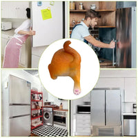 Fridge Calendar Magnet Realistic Humorous Creative Adorable Durable Resin Novelty Animal Butt Magnets