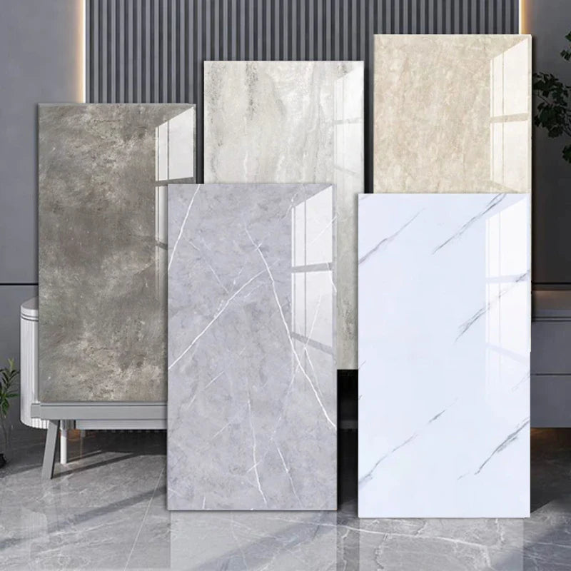 Adhesive Marble Wallpaper Waterproof Wall Stickers Kitchen Bathroom Living Room TV Background Renovation Wallboard Decor