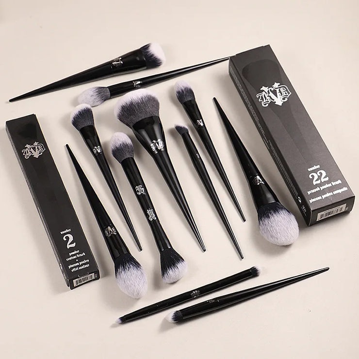 Makeup Brushes Blusher Powder Foundation Concealer Eye Shadow Blending Cosmetic Concealer Beauty Soft Branded Brush
