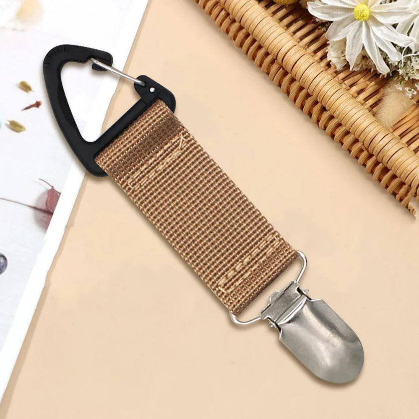 Backpack Clips Universal Portable Hat Keeper Clip Canvas Lightweight Storage Accessories Travel Outdoor Practical Gadgets