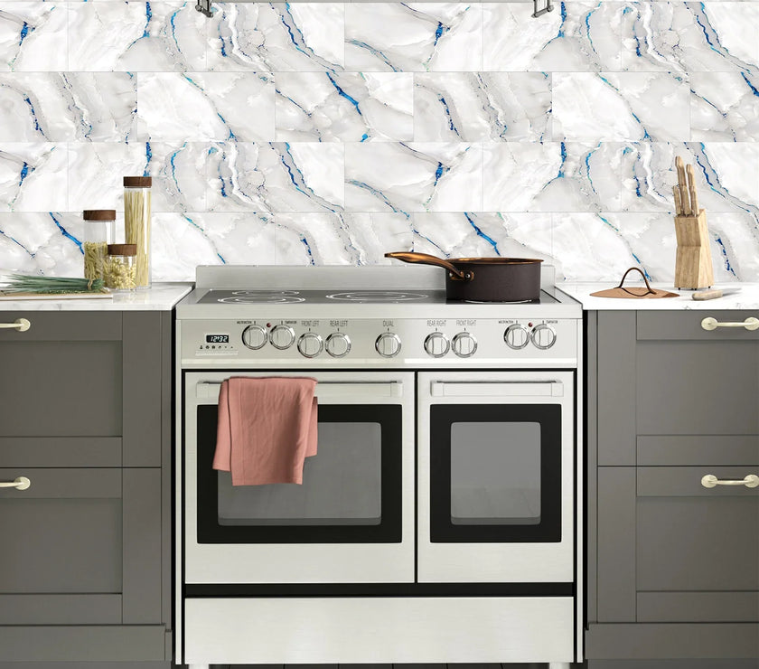 -Adhesive Waterproof Pvc Wall Sticker Kitchen Bathroom Home Decoration Wall Decals