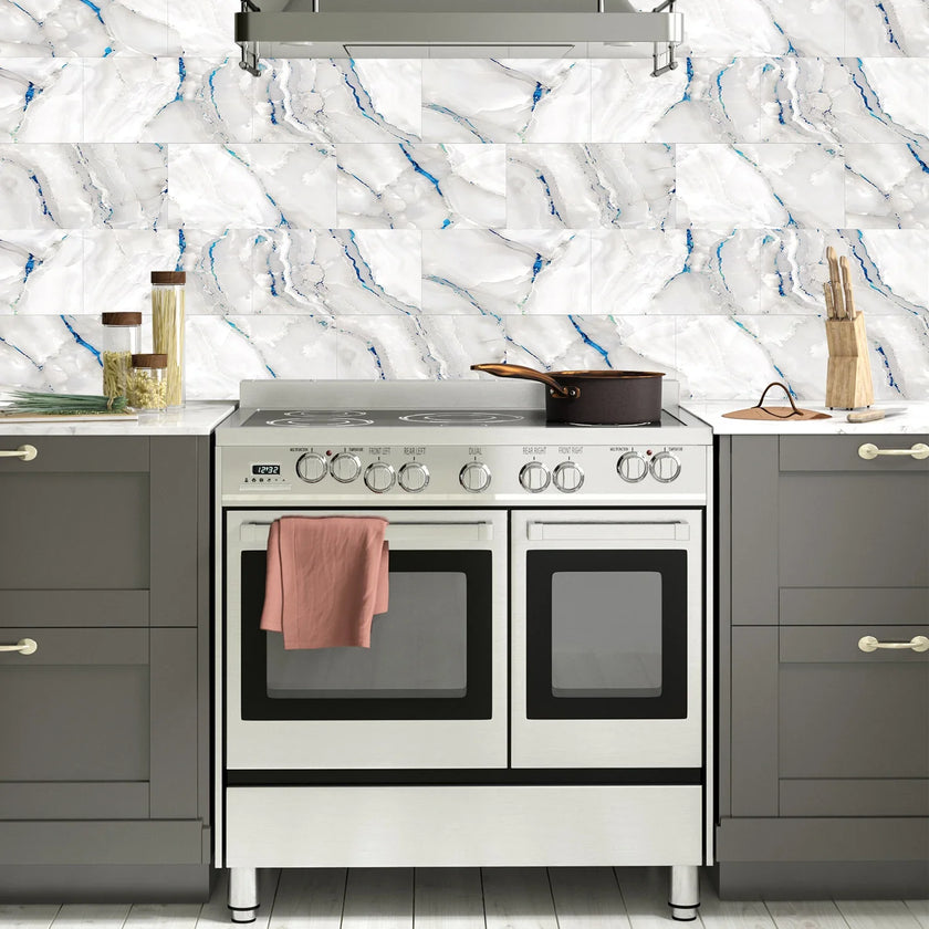 -Adhesive Waterproof Pvc Wall Sticker Kitchen Bathroom Home Decoration Wall Decals