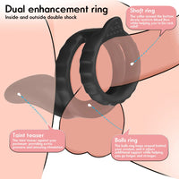 Sensualex Men Novelty Toys Delayed Ejaculation Vibrate Penis Rings Cock Ring Men Chastity Cage Sex Toy Couple Men'