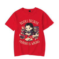 Wrong Letter Women Short Sleeves Harajuku Fashion Oversize Study Tee