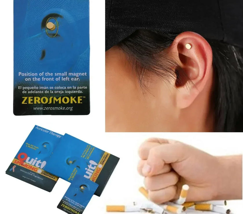 Magnet Auricular Quit Smoking Acupressure Patch Stop Smoking Anti Smoke Patch