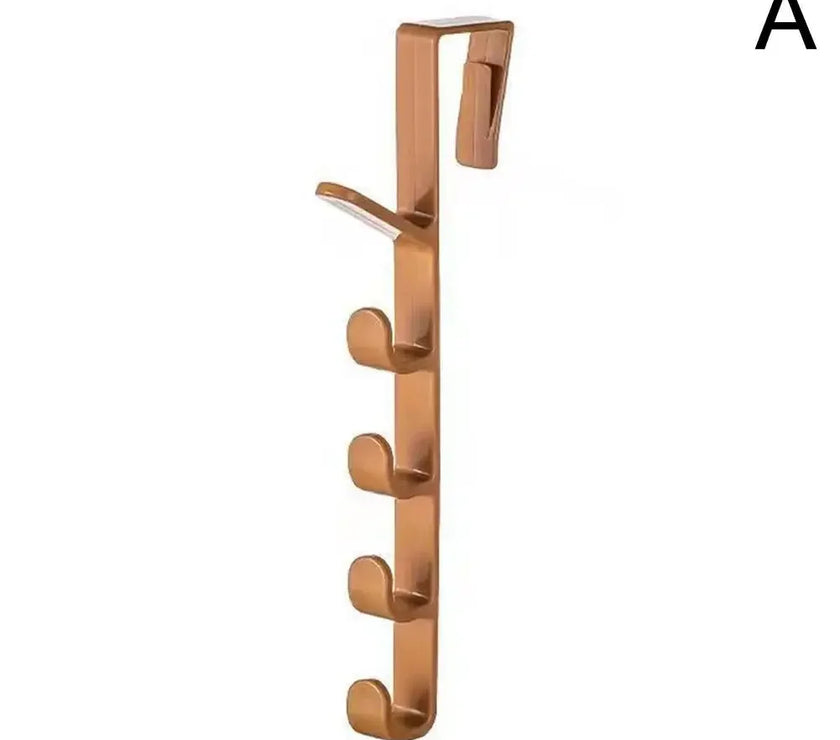 Door Multifunction Clothing Storage Organization Hats Towel Bag Hooks Holder Home Hook Q2M7