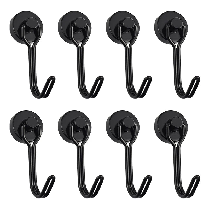 Multifunction Heavy Duty Magnetic Hook Strong Neodymium Magnets Hooks Keychain Home Organization And Storage