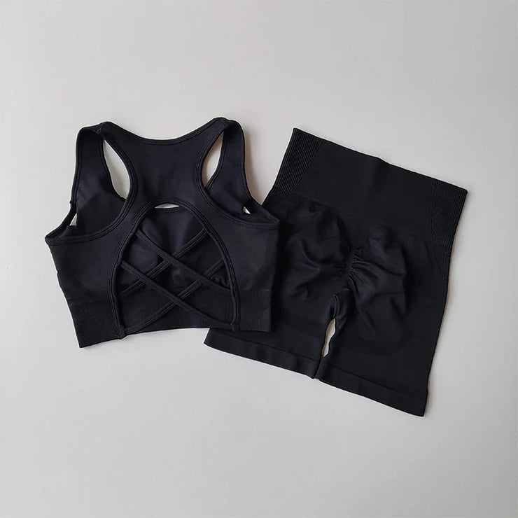 Beautiful Back Sport Bra Yoga Dress Tight Training