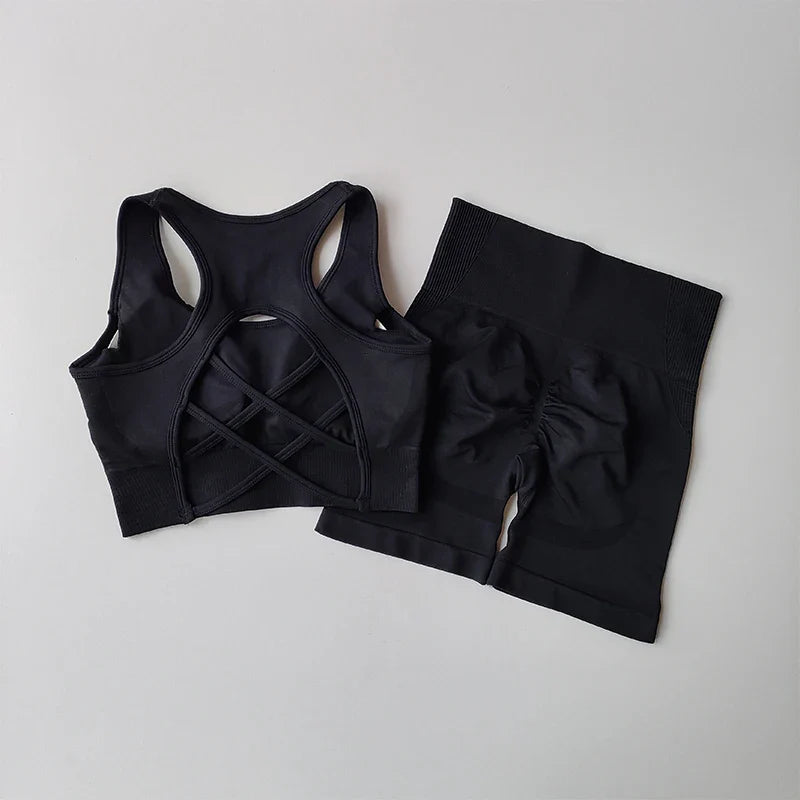 Beautiful Back Sport Bra Yoga Dress Tight Training