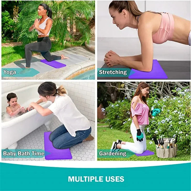 Slip Auxiliary Exercise Fitness Pilates Mat Foldable Portable Sweat Proof Yoga Knee Mat