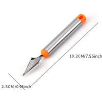 Fruit Push Knife Double Head Melon Baller Scoop Triangular Shape Peeler Vegetable Slicer Fruit Platter Watermelon Kitchen Tool