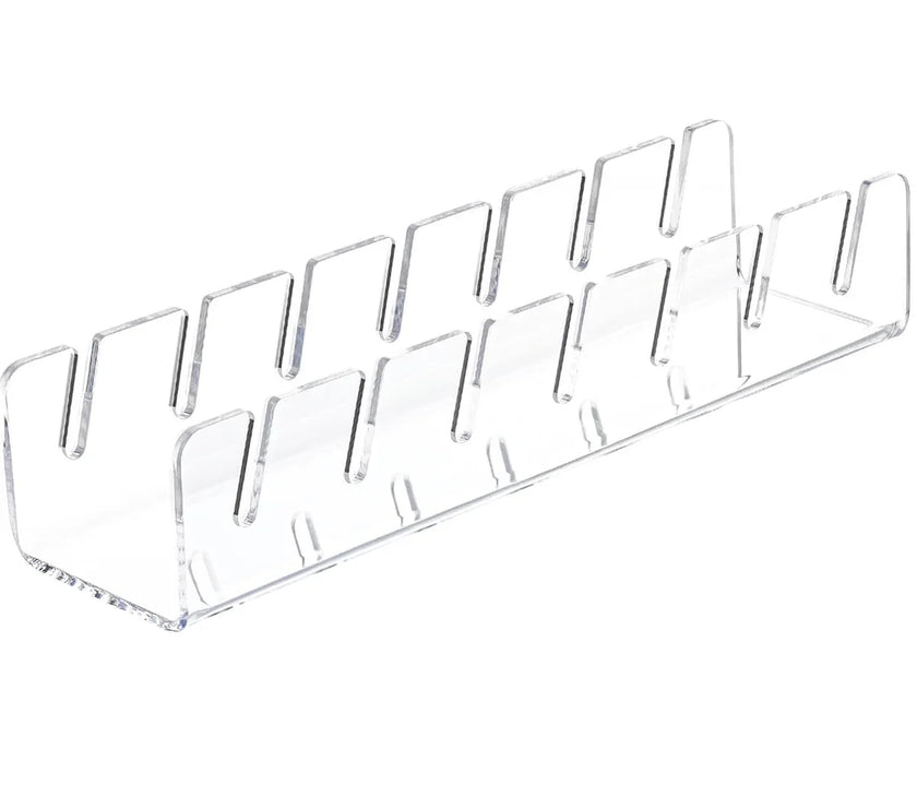 7-Holes Baseball Cap Display Rack Durable Clear Acrylic Hat Holder