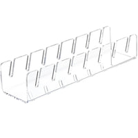 7-Holes Baseball Cap Display Rack Durable Clear Acrylic Hat Holder