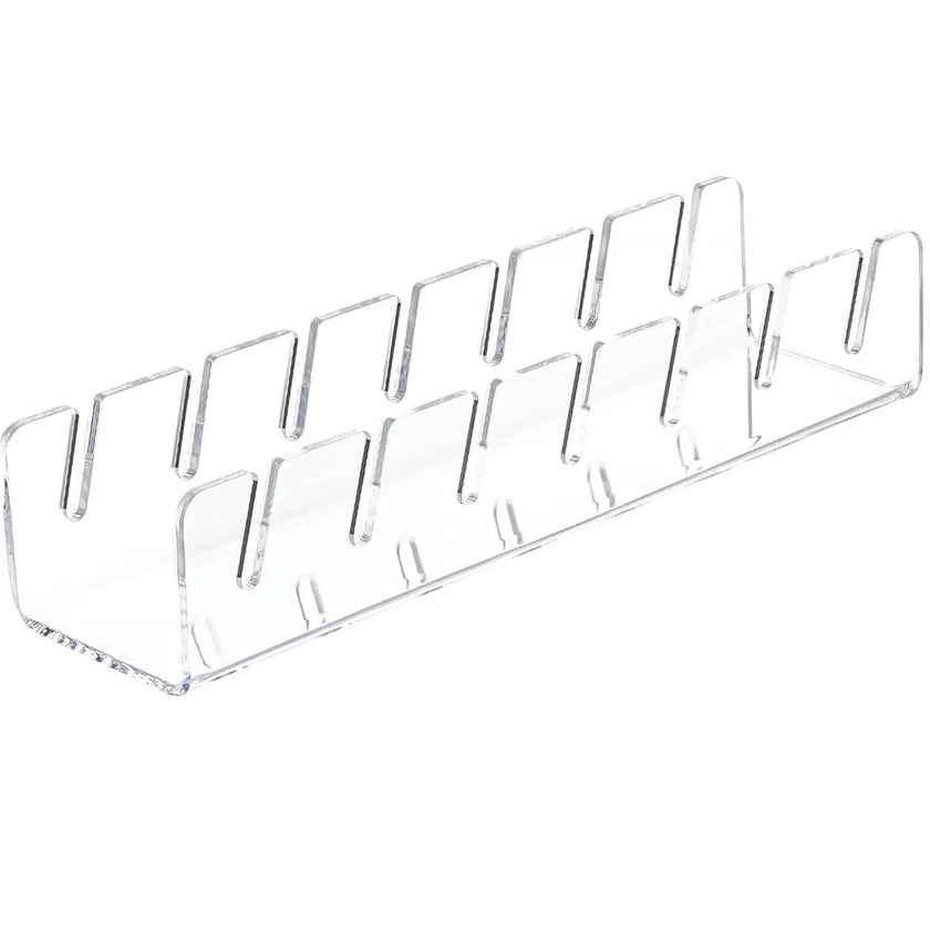 7-Holes Baseball Cap Display Rack Durable Clear Acrylic Hat Holder