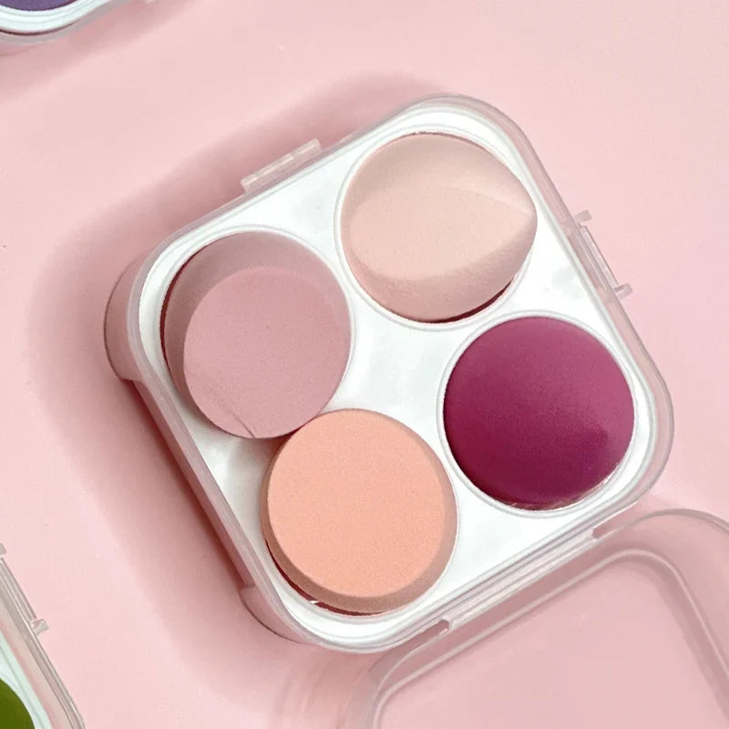 Wet Combined Beauty Cosmetic Ball Foundation Powder Puff Bevel Cut Make