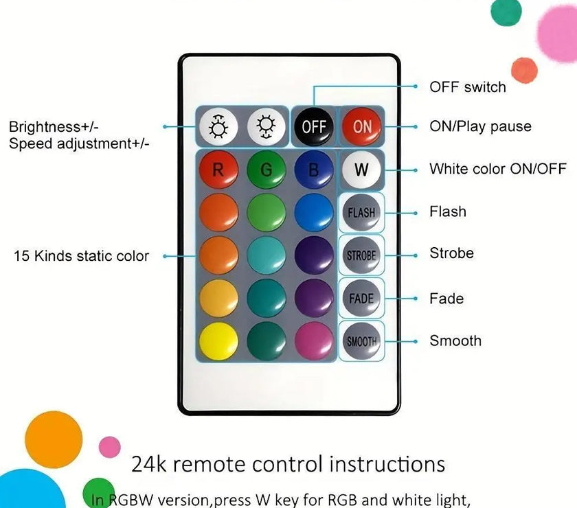 tv backlight home party decoration
