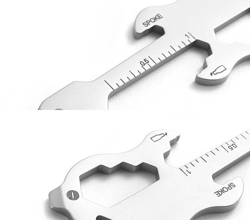 Multifunctional Keychain Multitool Gadgets Pocket Stainless Steel Tool Card Guitar Bear Tiger Optional Outdoor Camping Multitool