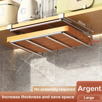 Cabinet Basket Storage Shelf Cutting Board Rack Kitchen Closet Rack