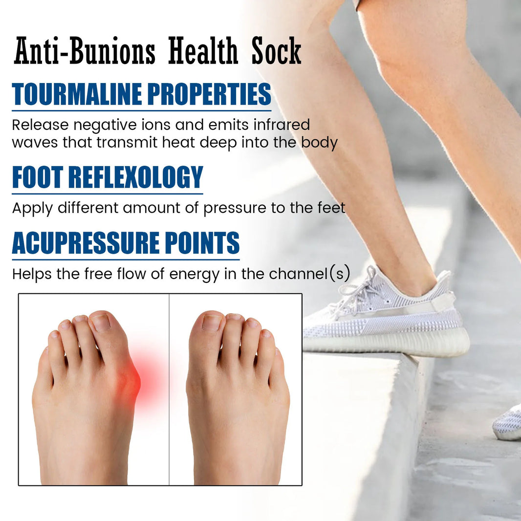 Anti-Bunions Health Sock Pain Stiffness Relief For Outdoor Sports Foot Care Socks Heels Warm Breathable man Meias de Cuidado