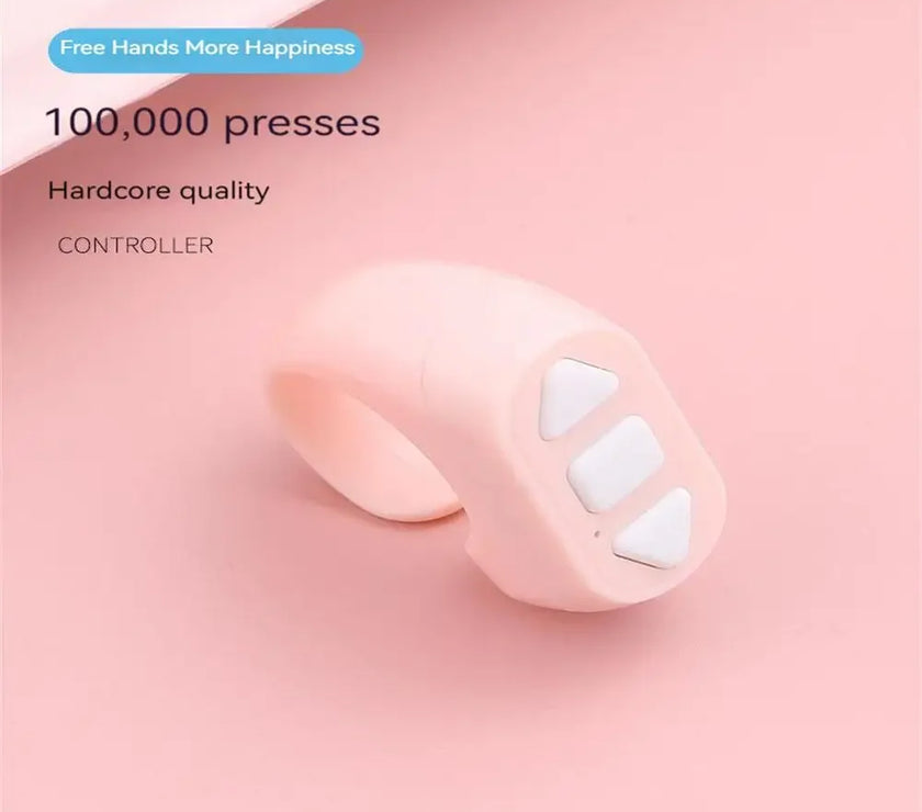 Fingertip Controller Wireless Bluetooth Mobile Selfie Lazy Artifac Tiktok Remote Control Ring Mobile Phone