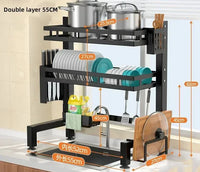 Tray Storage Rack Sink Sink Drainage Dish Rack Kitchen Accessories Organizer Kitchen Tools
