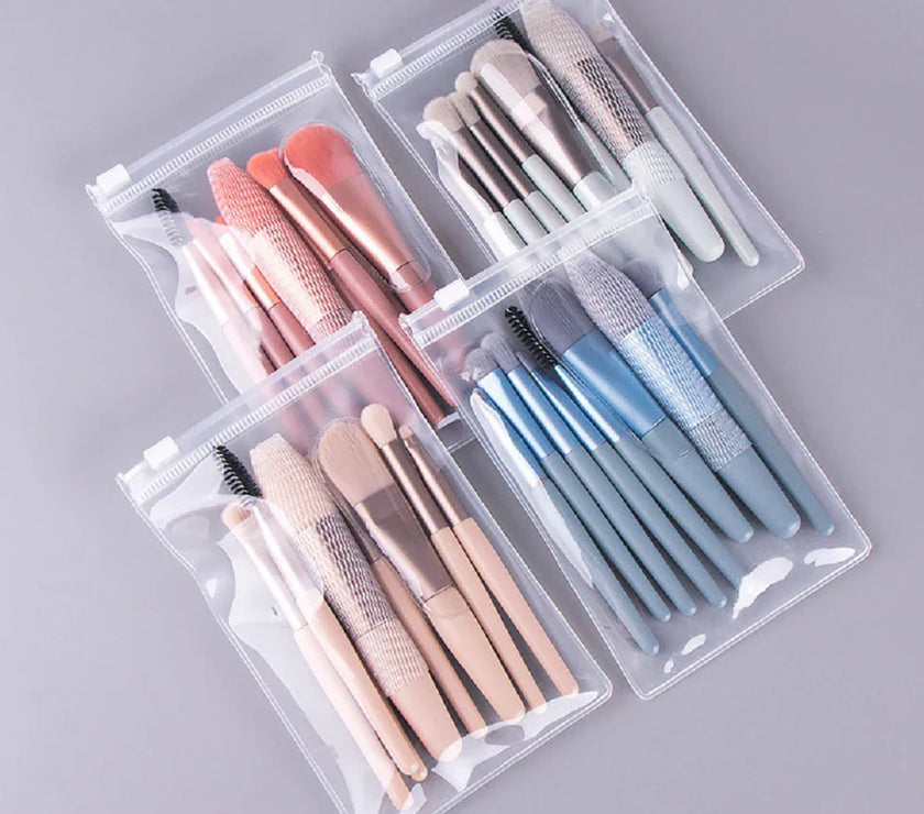 8Pcs Makeup Brush Set Makeup Concealer Brush Blush Loose Powder Brush Eye Shadow Highlighter Foundation Brush Beauty Tools
