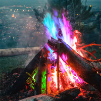 30g Bonfire Pyrotechnics Magic Trick Party Fireplace Colorful Magic Fire Happy Fire Camping Hiking Recreation Outdoor Gadgets