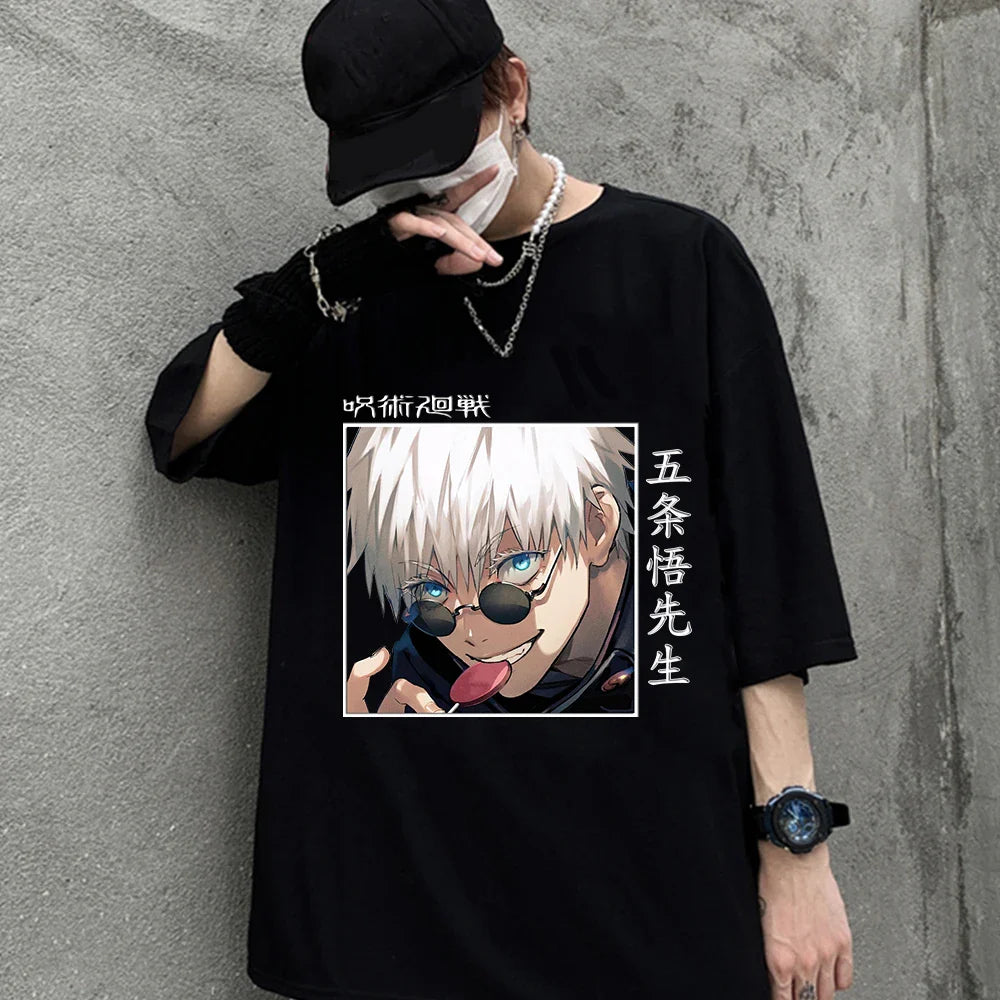 Shirt Male Tshirt Casual Japanese Anime Cartoon Graphic Female