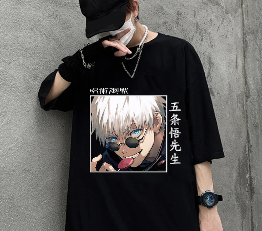 Shirt Male Tshirt Casual Japanese Anime Cartoon Graphic Female